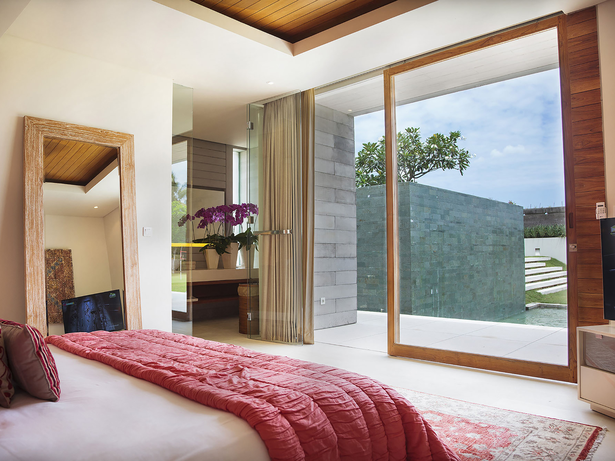 The Iman Villa - View from the bedroom - The Iman Villa, Canggu, Bali